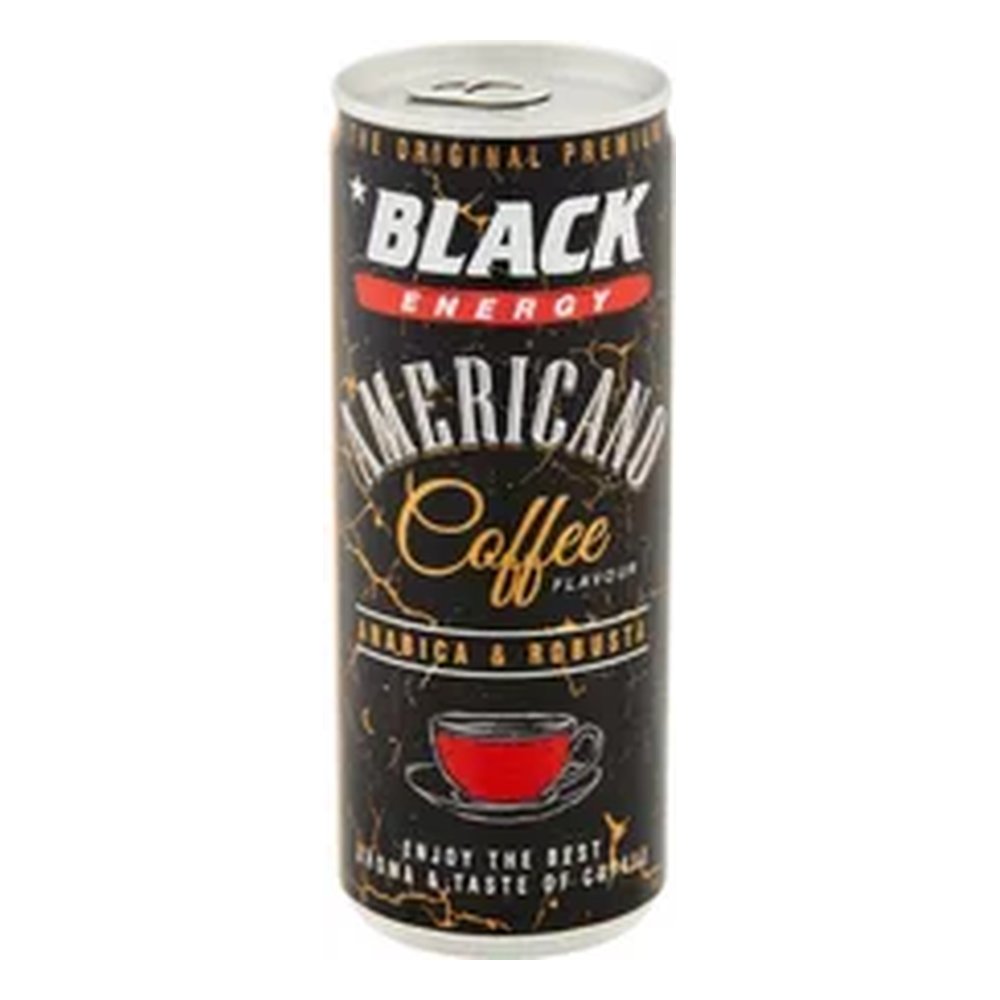 Napój Black Energetyczny Americano Caffe 250 ml Puszka