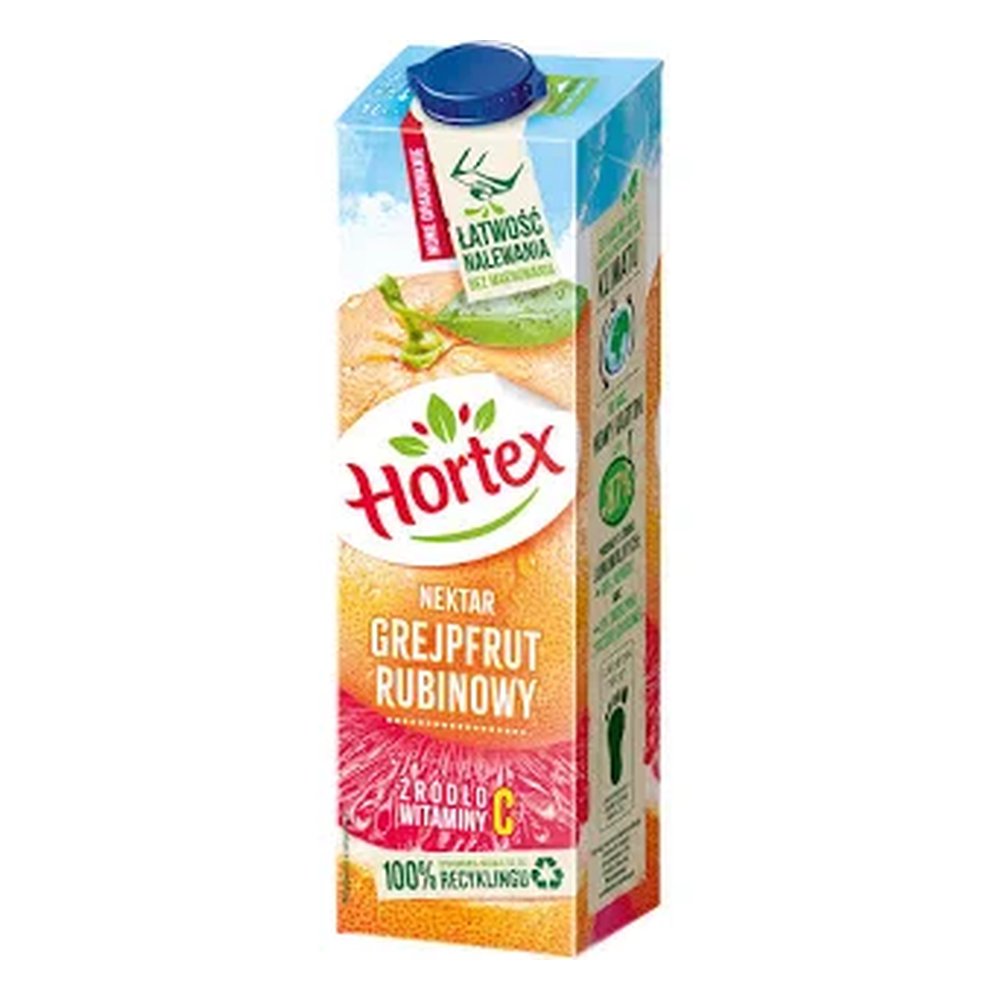 Napój Hortex Sok Pomarańcza Grejpfrut Rubinowy 1000 ml