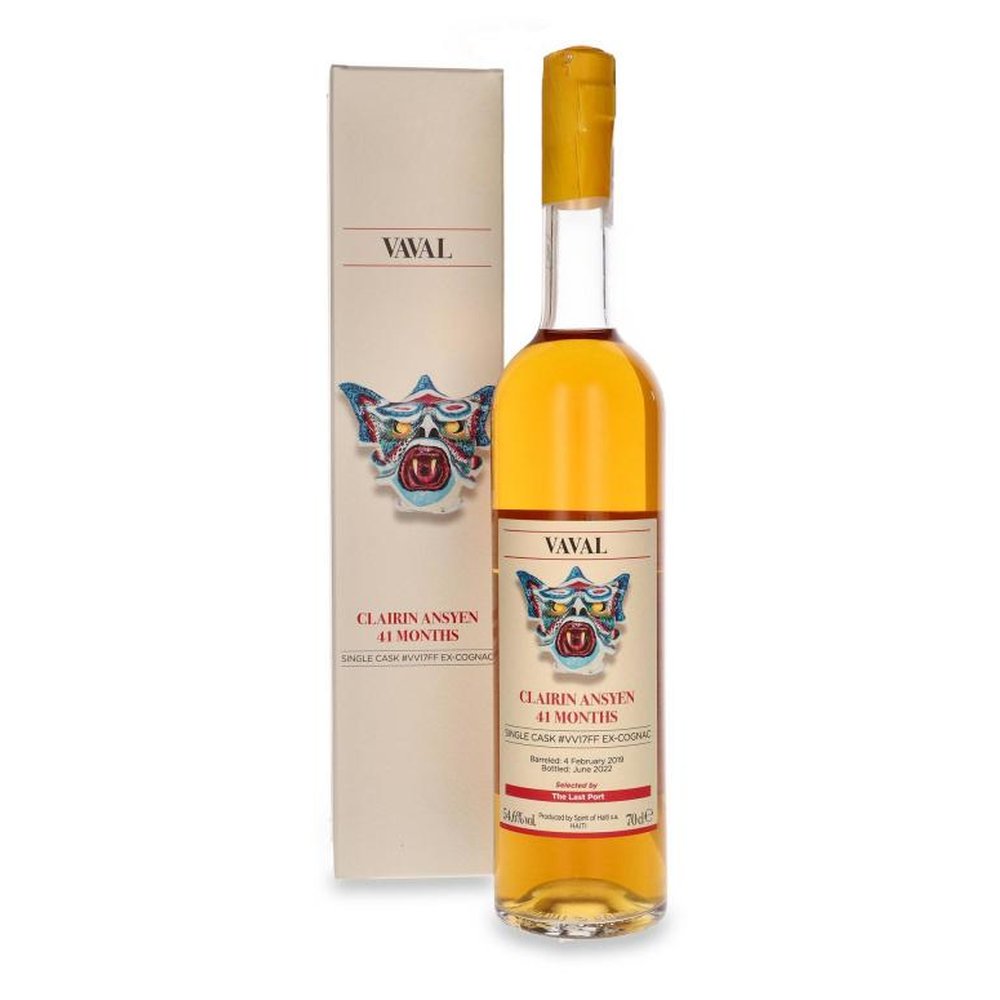 Rum Vaval Clairin Ansyen 41 Months Single Cask #vv17ff Ex-Cognac 54,6% 700 ml kartonik
