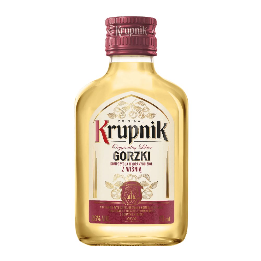 Wódka Krupnik Gorzki z Wisnią 26% 90 ml
