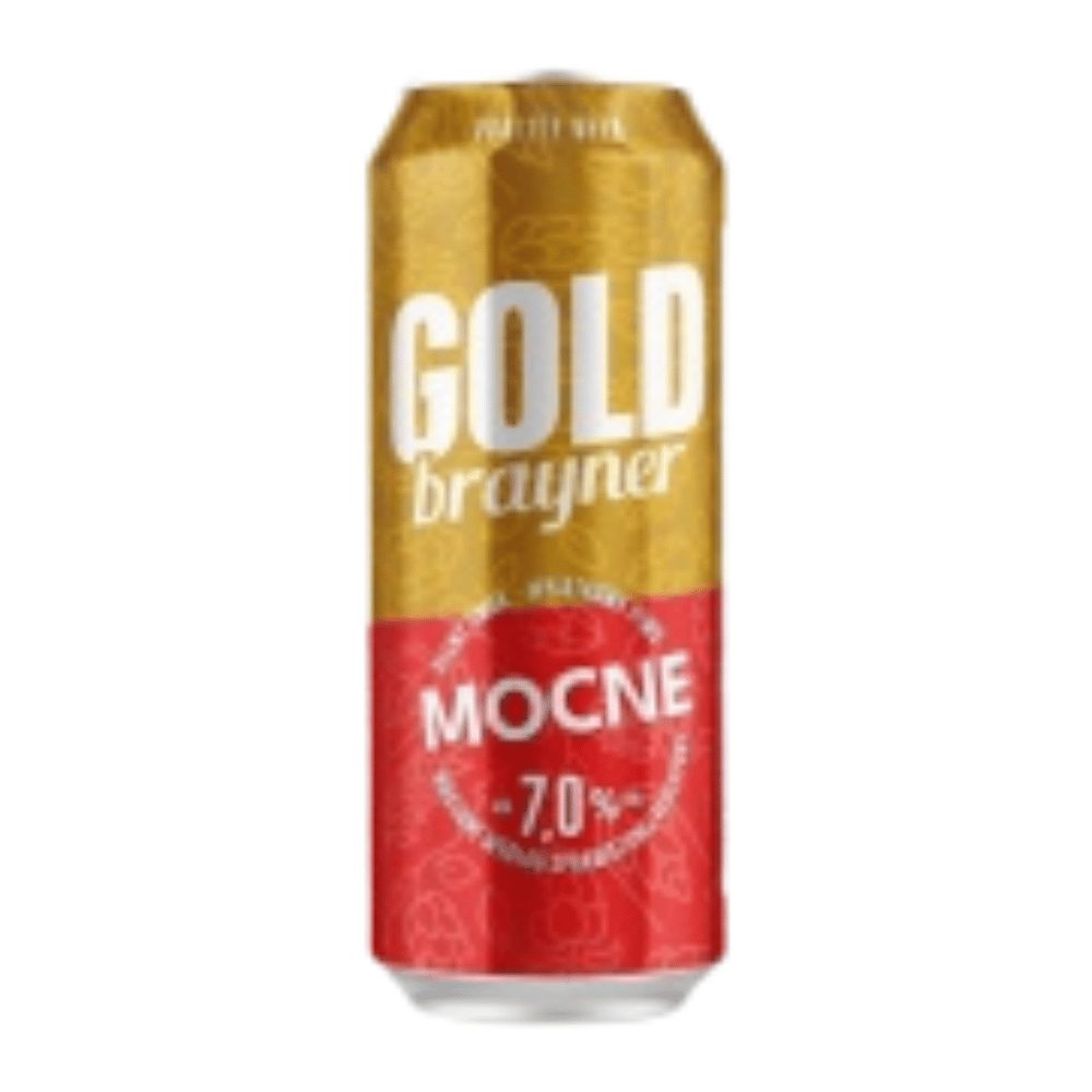 Piwo Goldbrayner Mocne 7% 500 ml puszka DRS