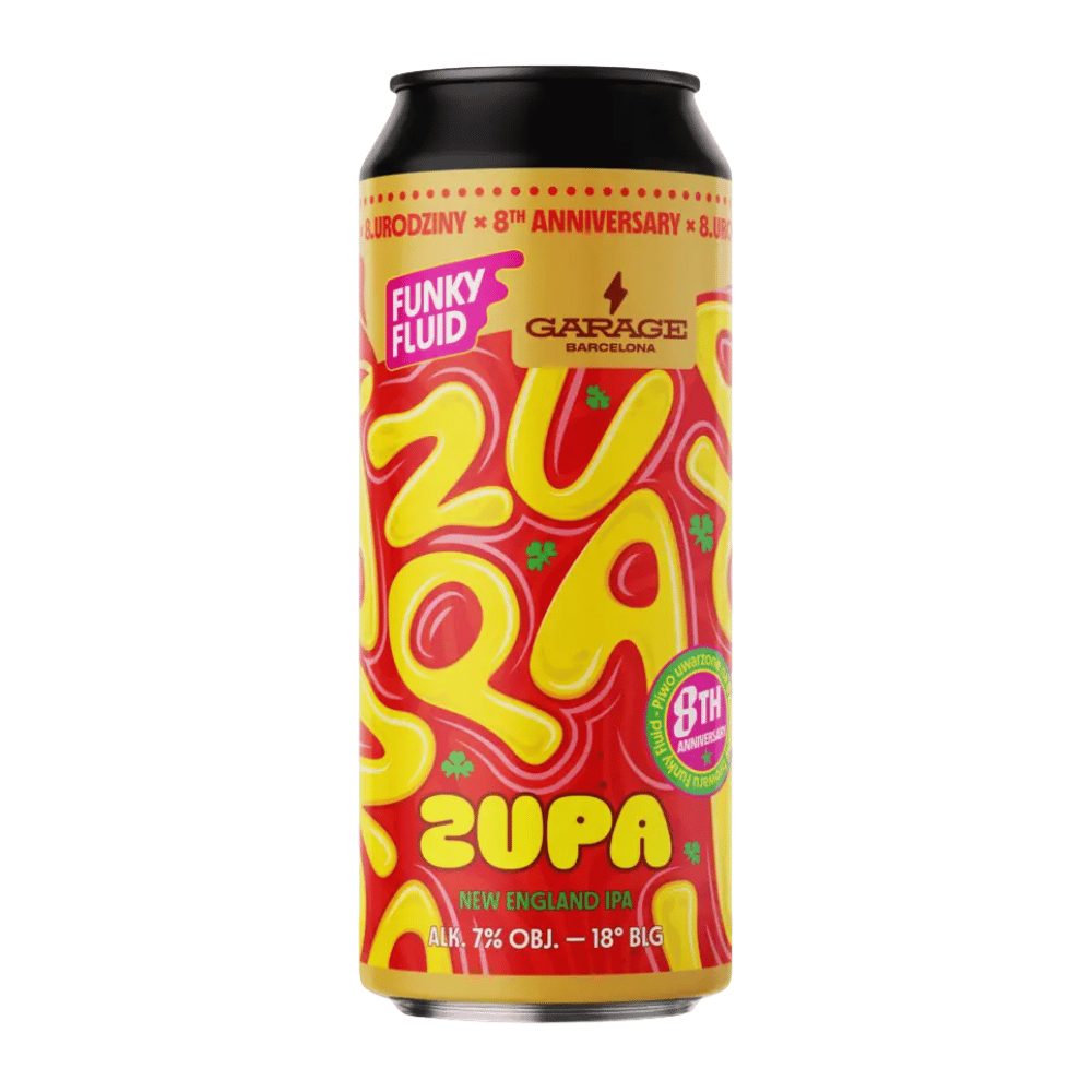 Piwo Funky Fluid Zupa New England IPA 7% 500 ml puszka DRS