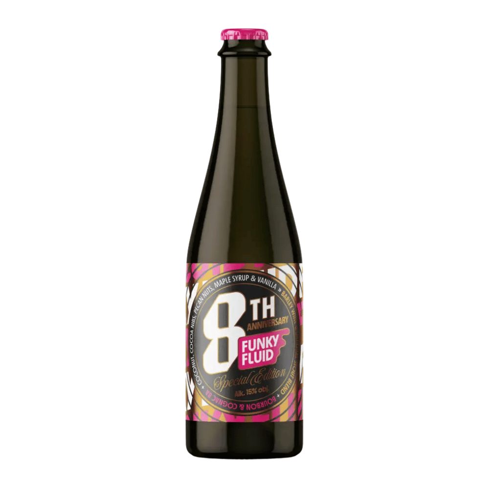 Piwo Funky Fluid 8th Anniversary Barley Wine & Imperial Stout Blend % 375 ml