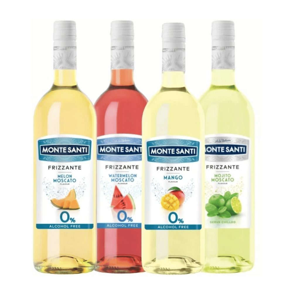 Wino Monte Santi Frizzante Mix 0% 4 x 750 ml