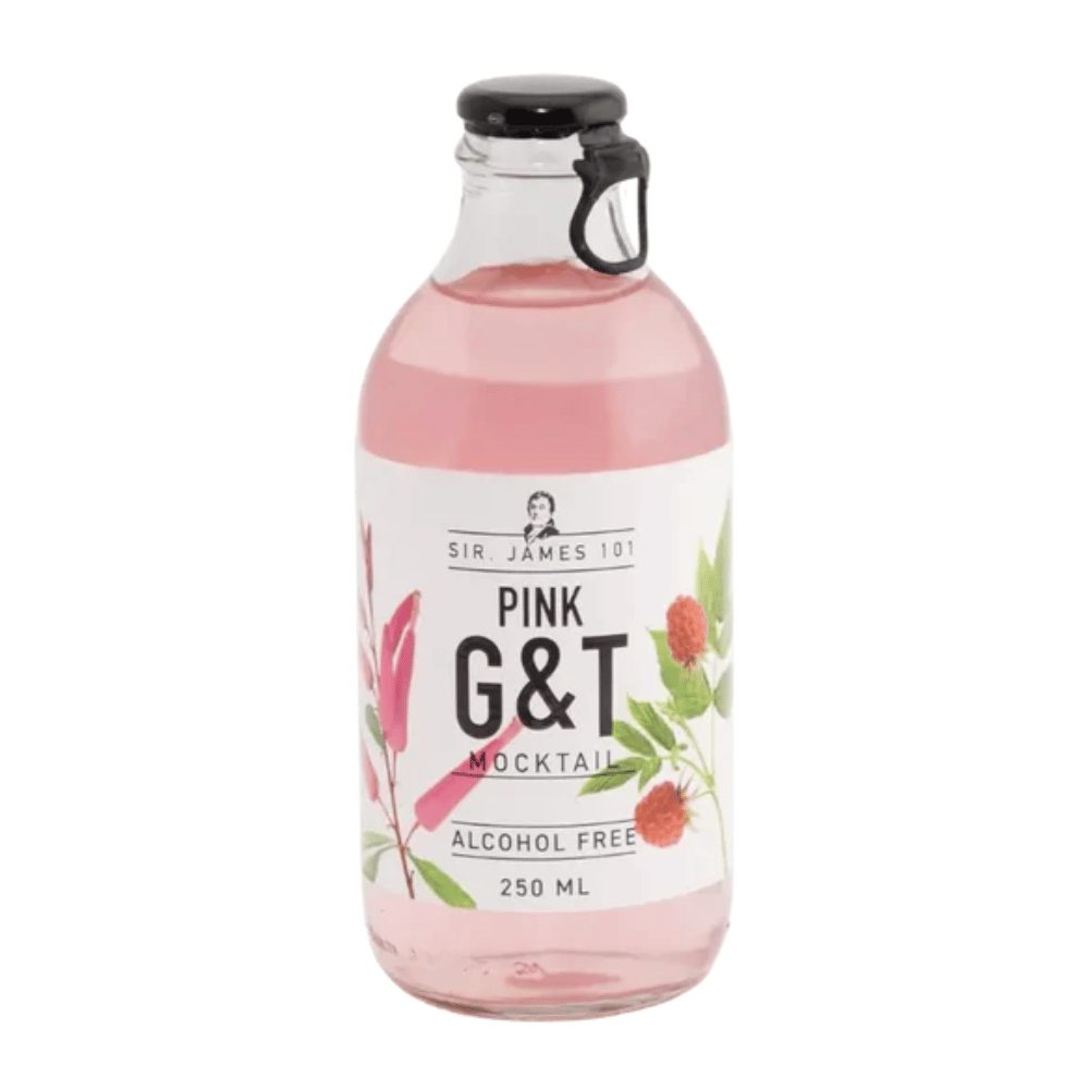 RTD Sir James 101 Pink Gin & Tonic 0% 250 ml