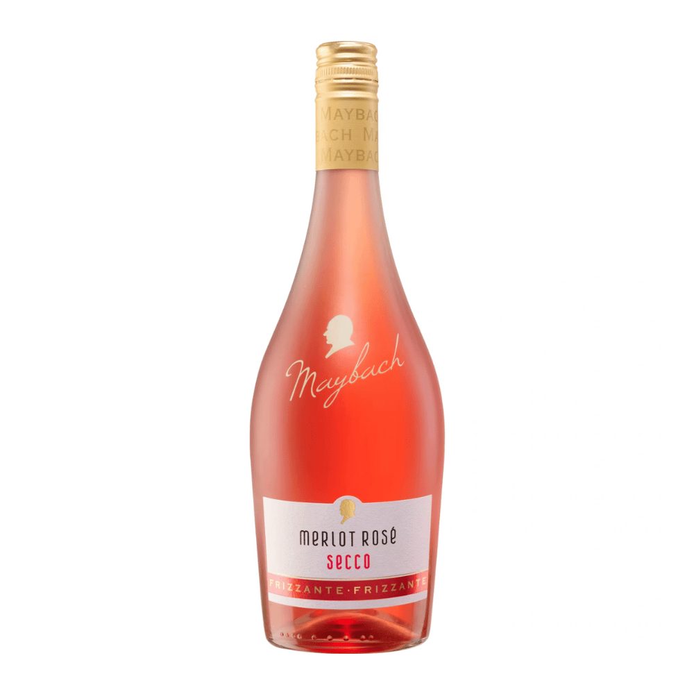 Wino musujące Maybach Merlot Rose Sparkling 10,5% różowe wytrawne 750 ml