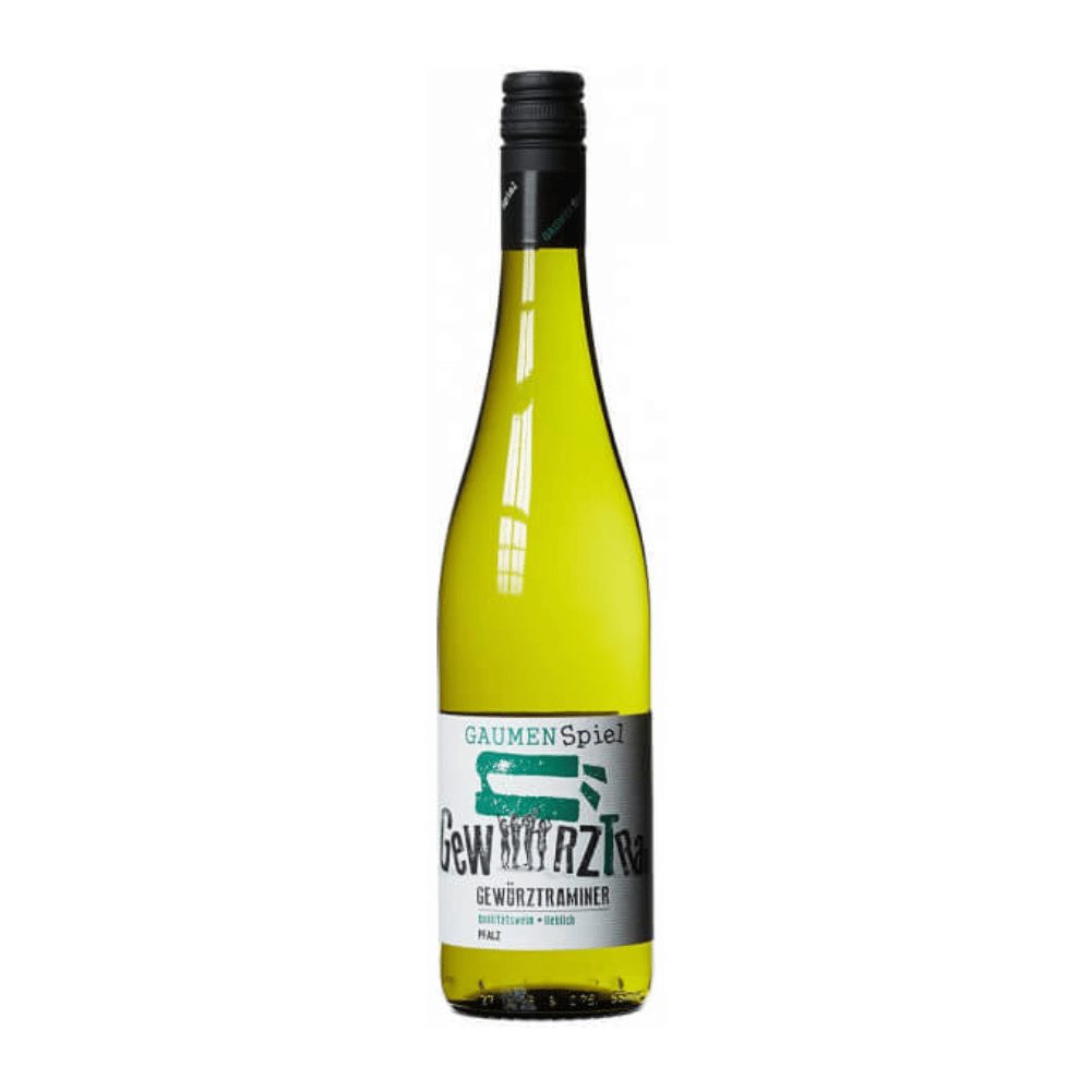 WIno Gaumenspiel Gewurztraminer 10,5% białe półsłodkie 750 ml