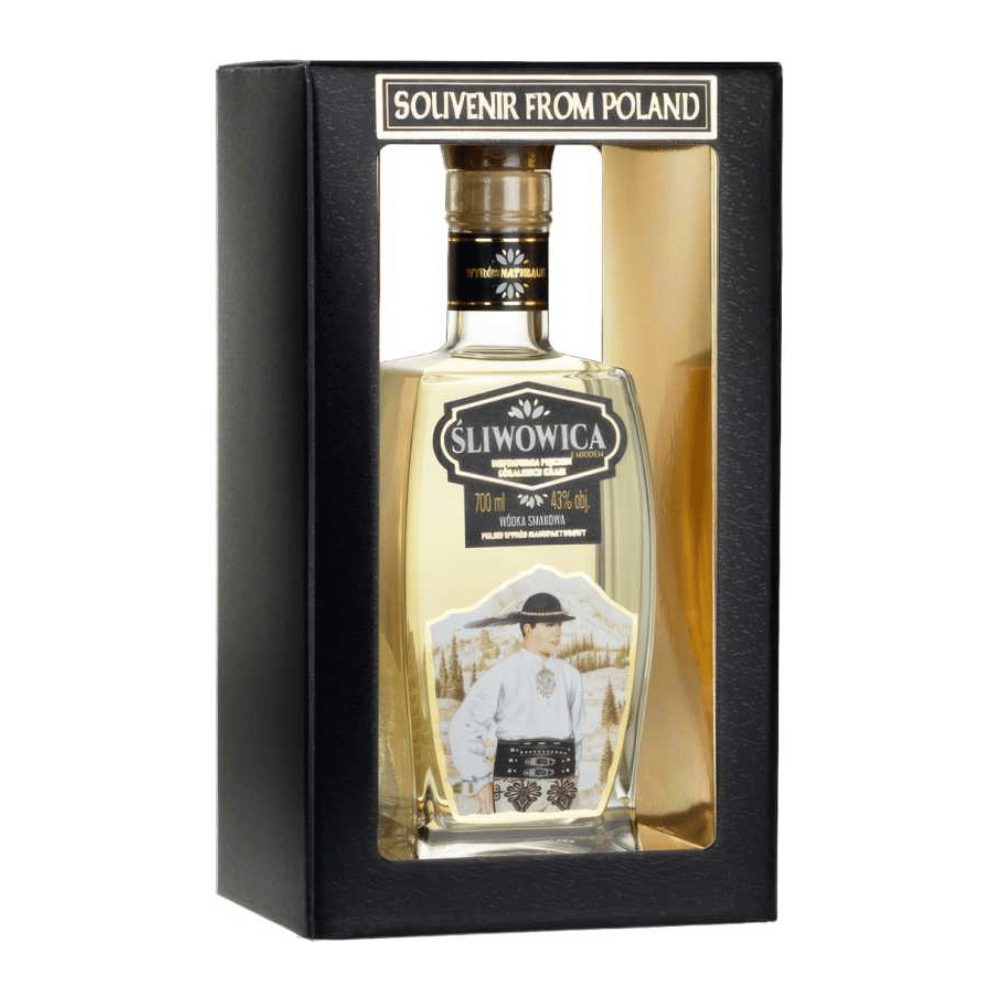 Wódka Souvenir From Poland Góral Śliwowica z miodem 43% 700 ml + kartonik