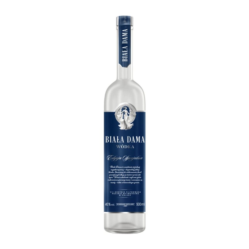 Wódka Biała Dama Edyscja specjalna granatowa 40% 500 ml