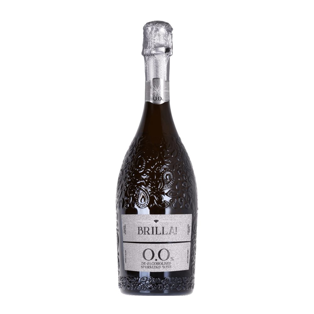 Wino musujące  Brilla! Spumante Dealcolizzato 0% białe półsłodkie 750 ml
