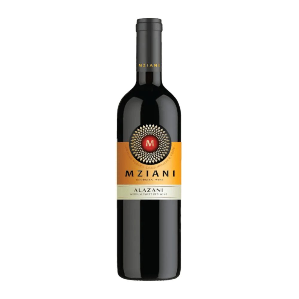 Wino Mziani Alazani 11,5% czerwone półsłodkie 750 ml