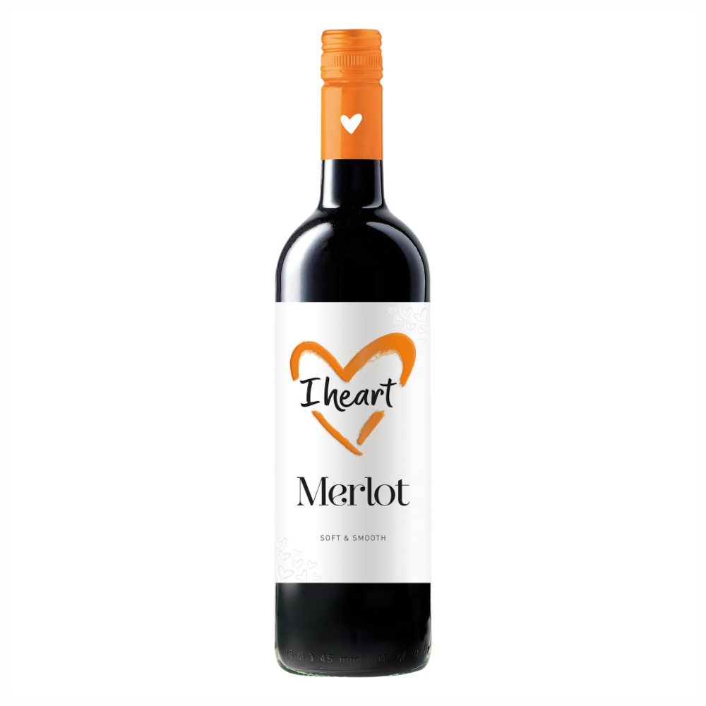 Wino I Heart Merlot czerwone półwytrawne 750 ml