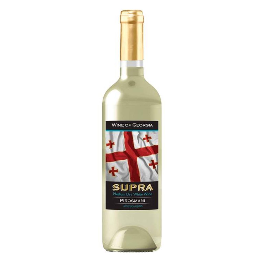 Wino Supra Pirosmani 12% białe półwytrawne 750 ml