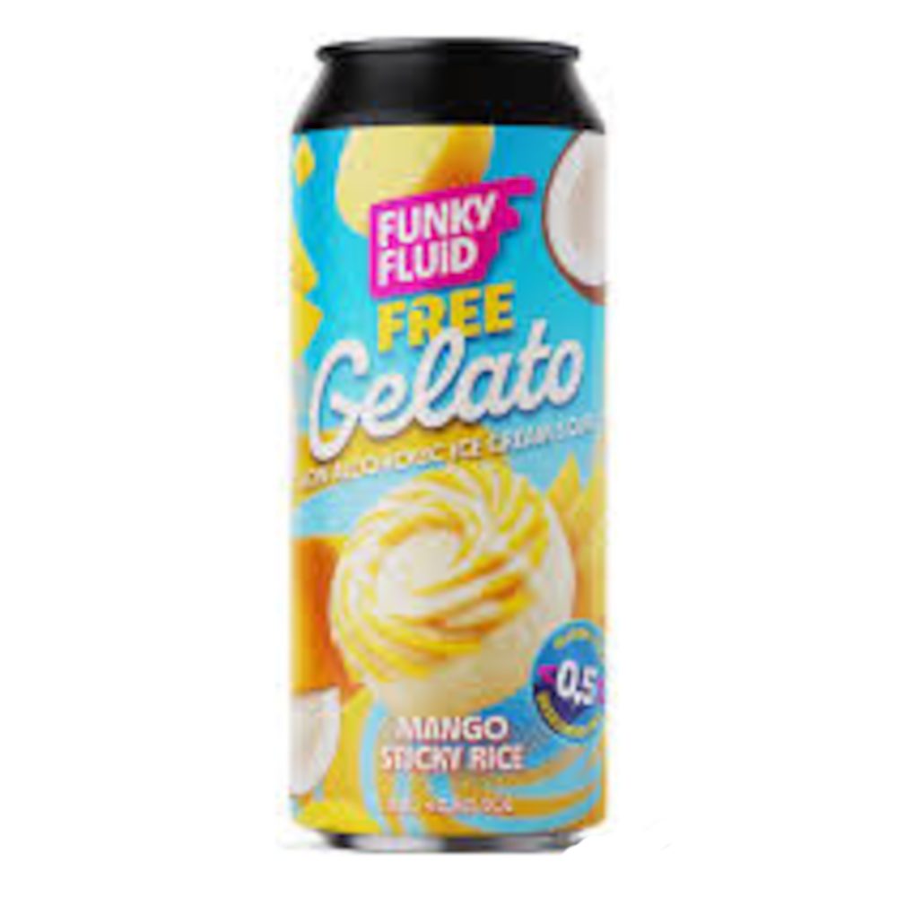 Piwo Funky Fluid Free Gelato Mango Sticky Rice 500 ml puszka DRS
