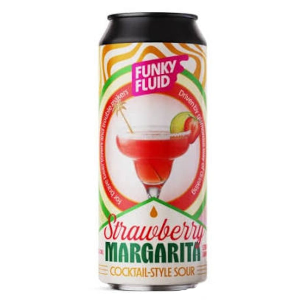 Piwo Funky Fluid Strawberry Margarita Cocktail-Style Sour Ale 500 ml puszka DRS