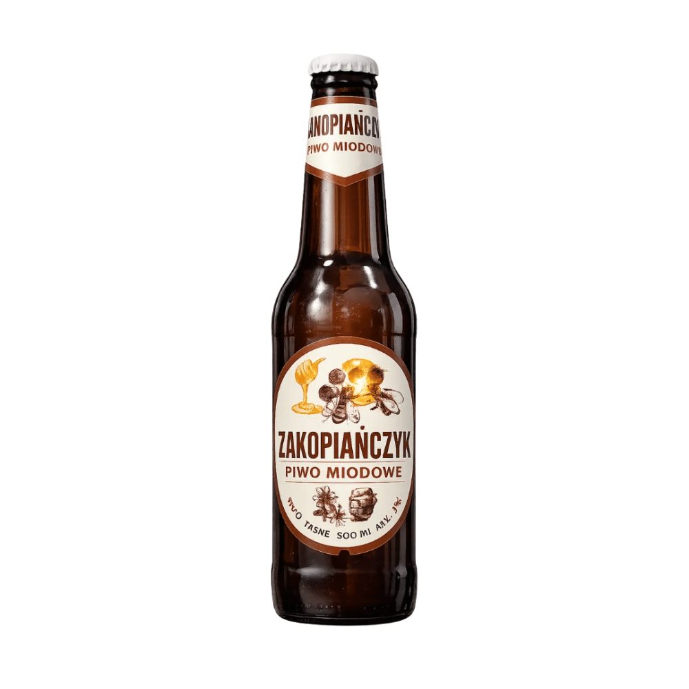 Piwo Zakopiańczyk Miodowe 5,5% 500 ml