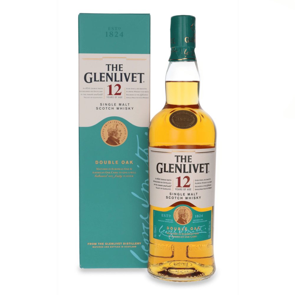 Whisky The Glenlivet 12YO Double Oak 40% 700 ml kartonik
