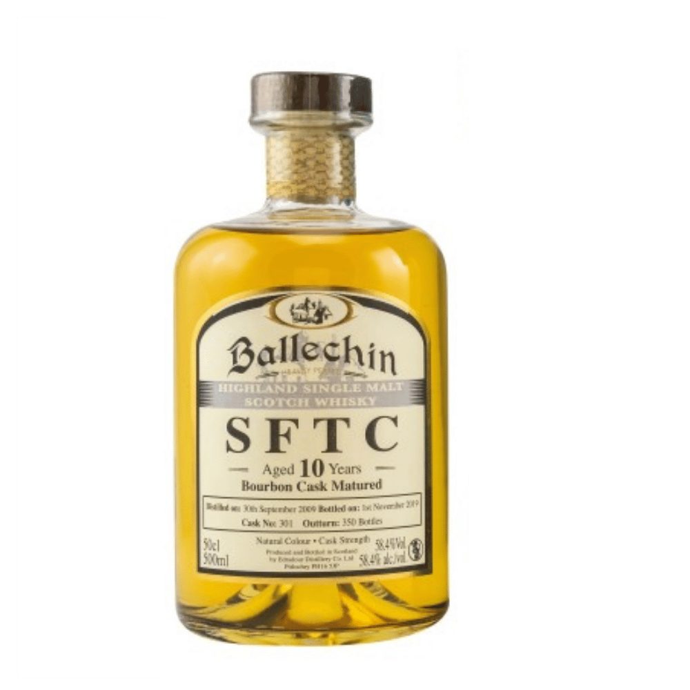 Whisky Edradour Ballechin SFTC 10YO Bourbon Cask 53,8% 500 ml skrzynka