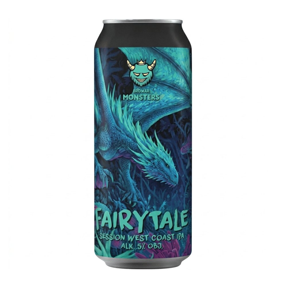 Piwo Monsters Fairytale Session West Coast IPA 5% 500 ml Puszka DRS
