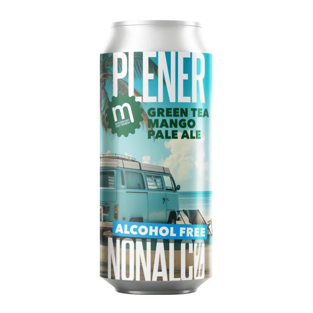 Piwo Maryensztadt Plener Green Tea Mango Pale Ale Non-Alcoholic 0% 500 ml Puszka DRS