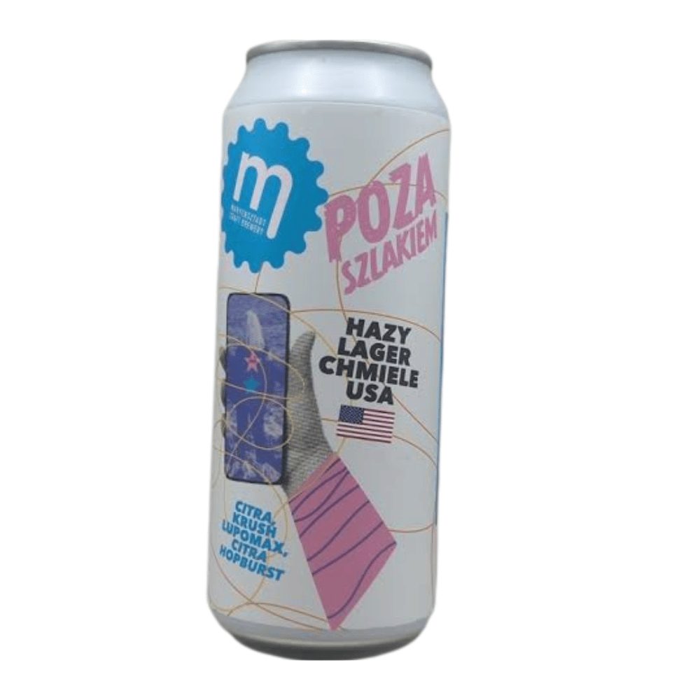 Piwo Maryensztadt Poza Szlakiem Hazy Lager Chmiele USA 4,8% 500 ml puszka DRS