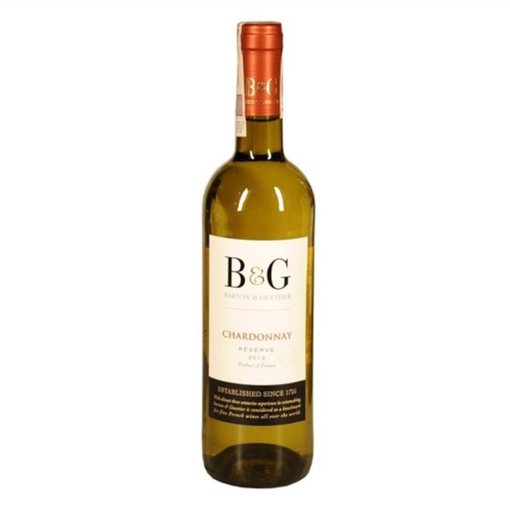 Wino B&G Monsieur Plus Chardonnay 13% białe wytrawne 750 ml