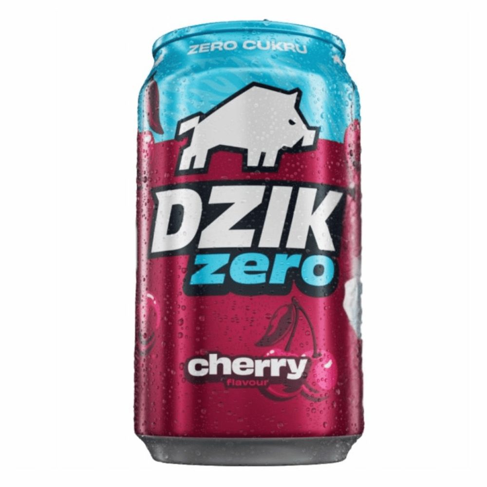 Napój energetyczny Dzik Energy Zero Kalorii Cherry 330 ml DRS