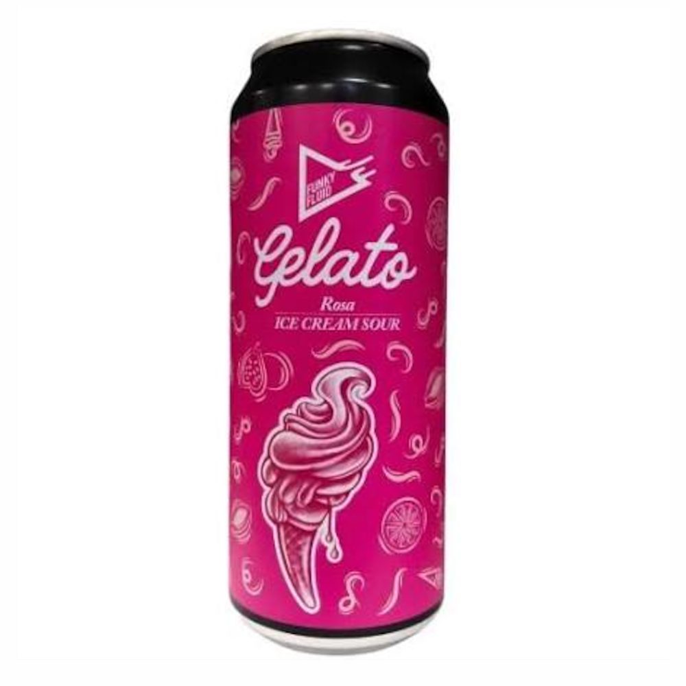 Piwo Funky Fluid Cherry Gelato Roses 5,5% 500 ml puszka