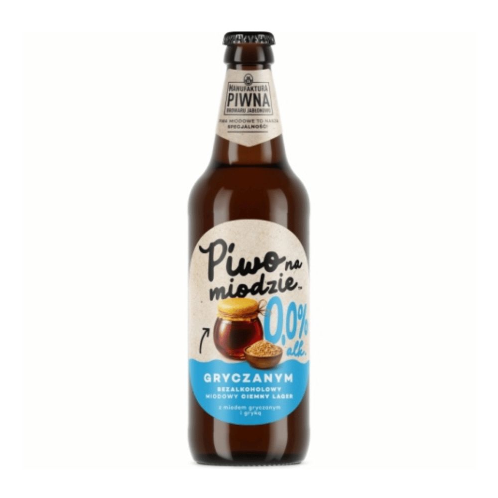 Piwo Jabłonowo Na Miodzie gryczanym 0% 500 ml
