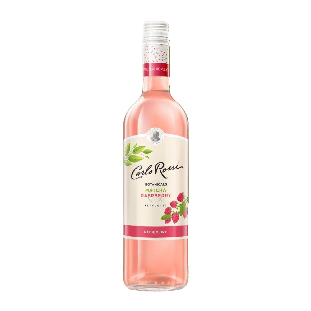 Wino Carlo Rossi Botanical Matcha Raspberry 10% różowe półwytrawne 750 ml