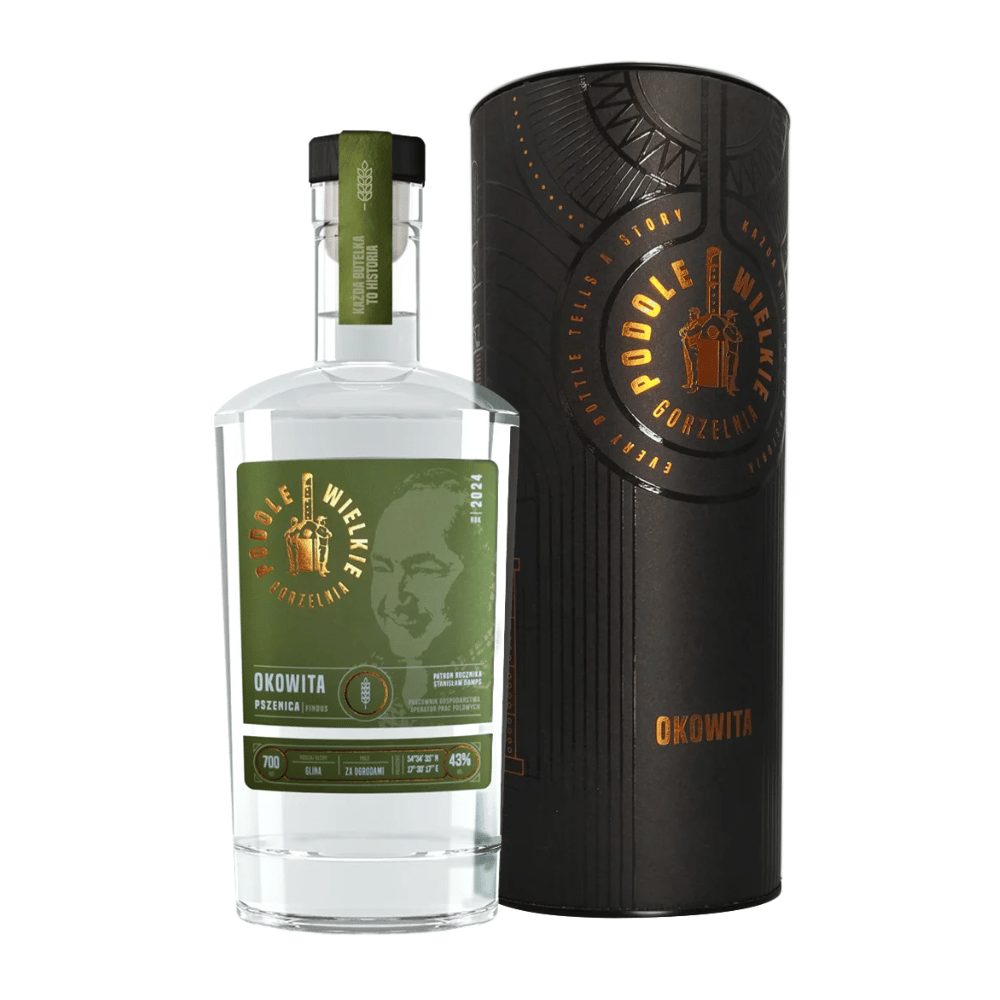 Okowita Podole Wielkie Pszenica 43% 700 ml Tuba