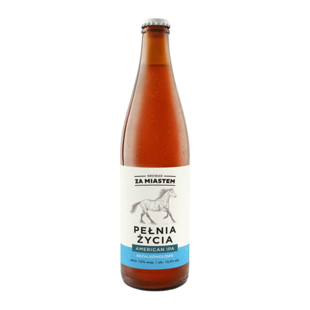 Piwo Za Miastem Pełnia życia AIPA 0% 500 ml