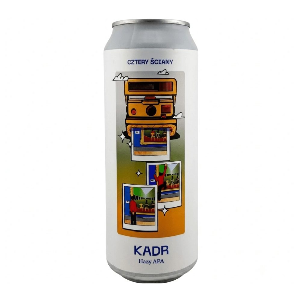 Piwo Browar Cztery Ściany Kadr Hazy APA 4,1% 500 ml puszka DRS