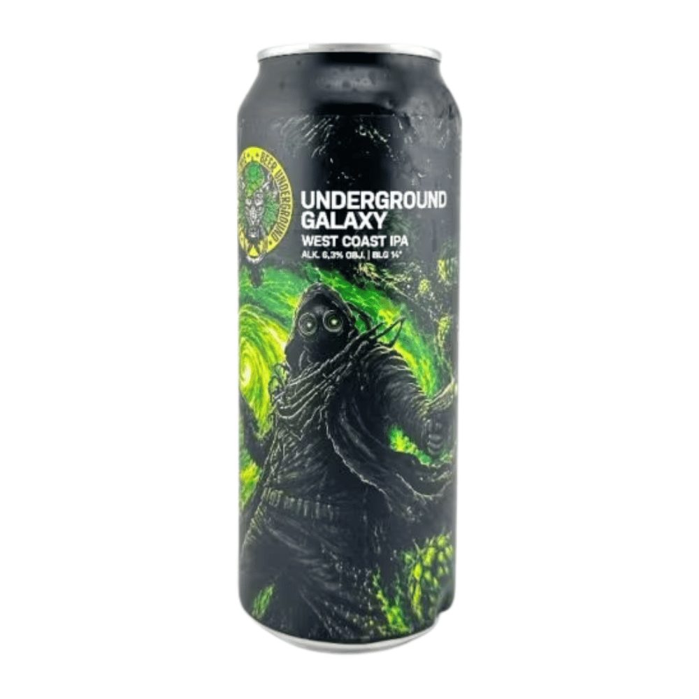 Piwo Piwne Podziemie Underground Galaxy West Coast IPA 500 ml puszka DRS