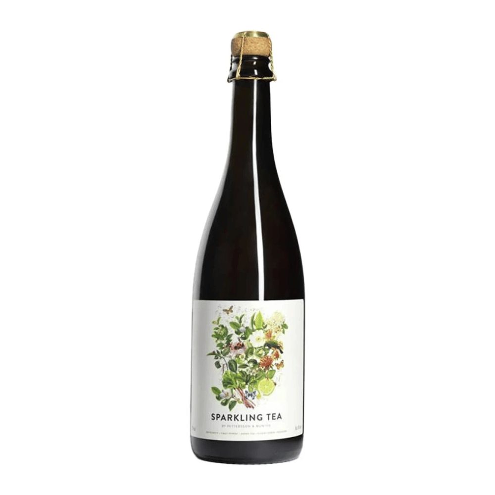 Napój Pettersson & Munthe Sparkling Tea Green Tea Rhubarb 0% 750 ml