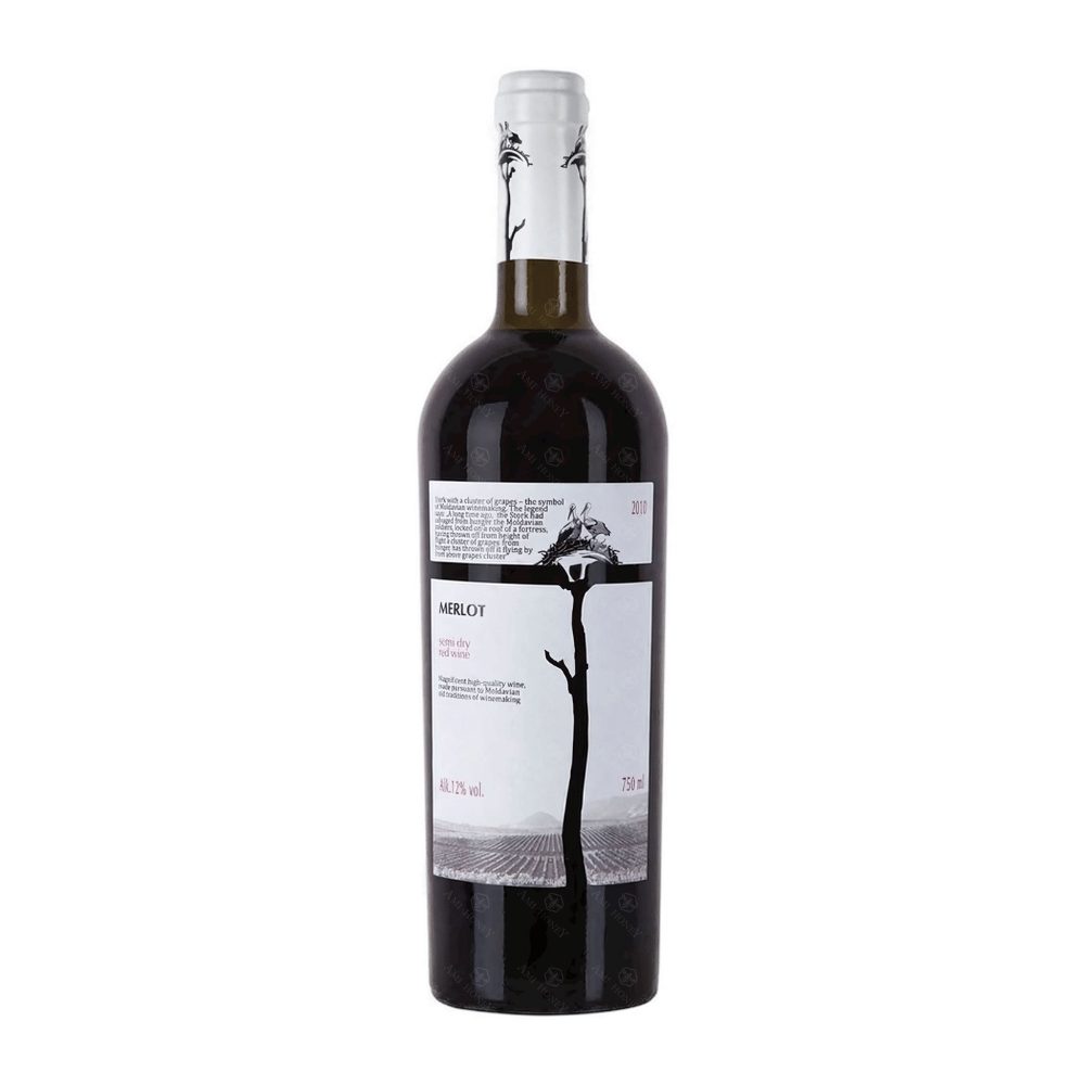 Wino Storks Merlot 13% białe półwytrawne 750 ml