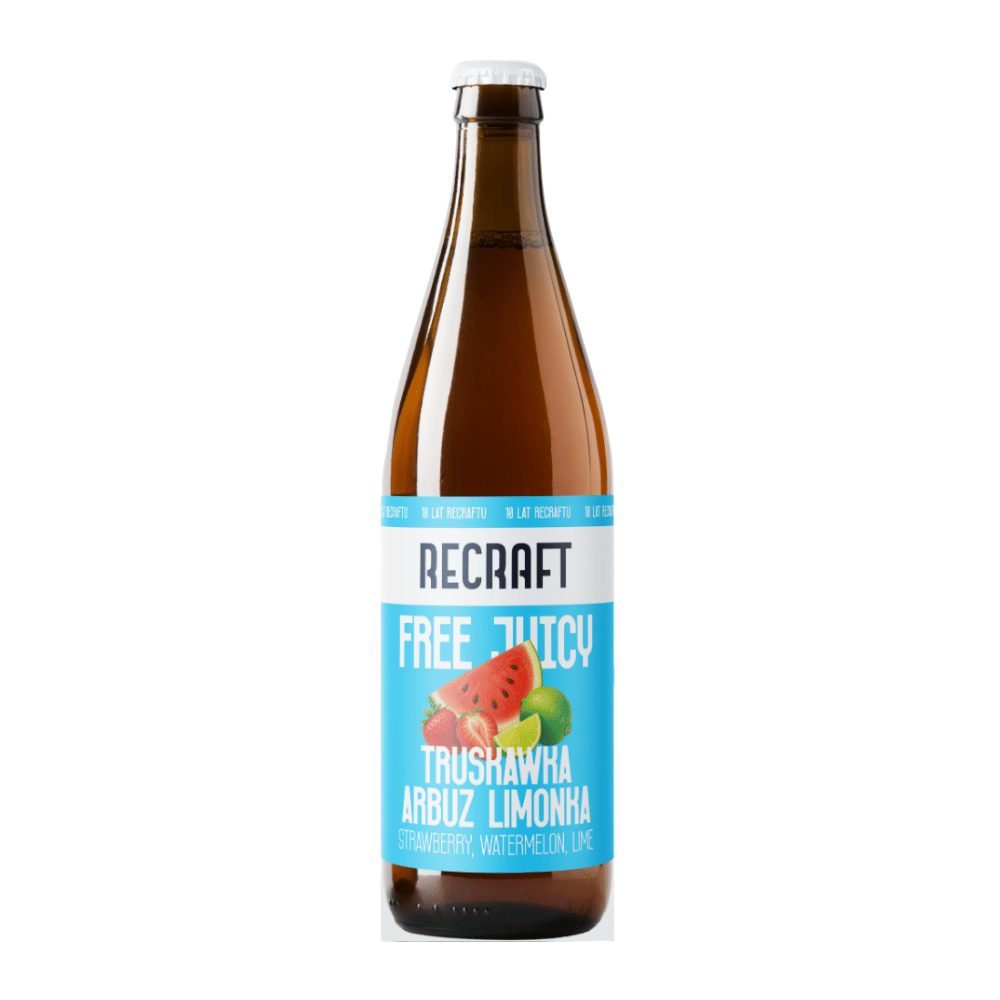 Piwo ReCraft Free Juicy Sour Series Truskawka, Arbuz, Limonka 500 ml