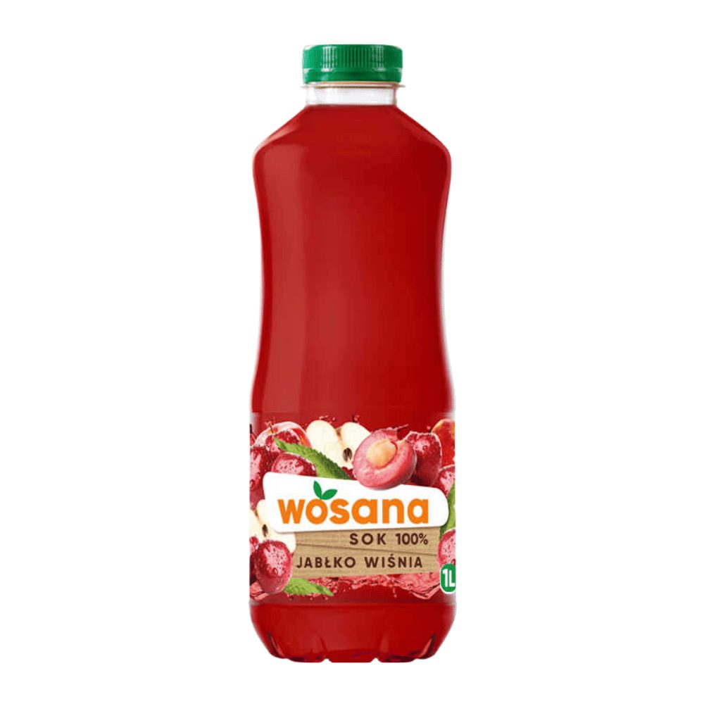 Sok Wosana jabłko wiśnia 1000 ml DRS