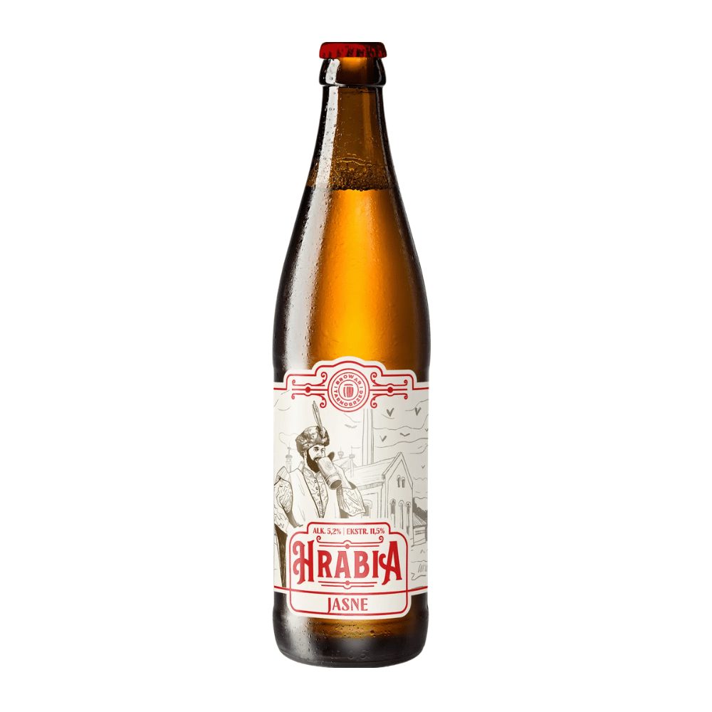 Piwo Hrabia Jasny Pełny 5,2% 500 ml