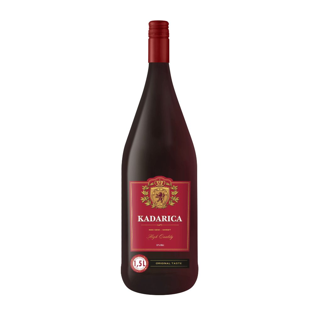 Wino Kadarica Red Semi Sweet czerwone półsłodkie 750 ml