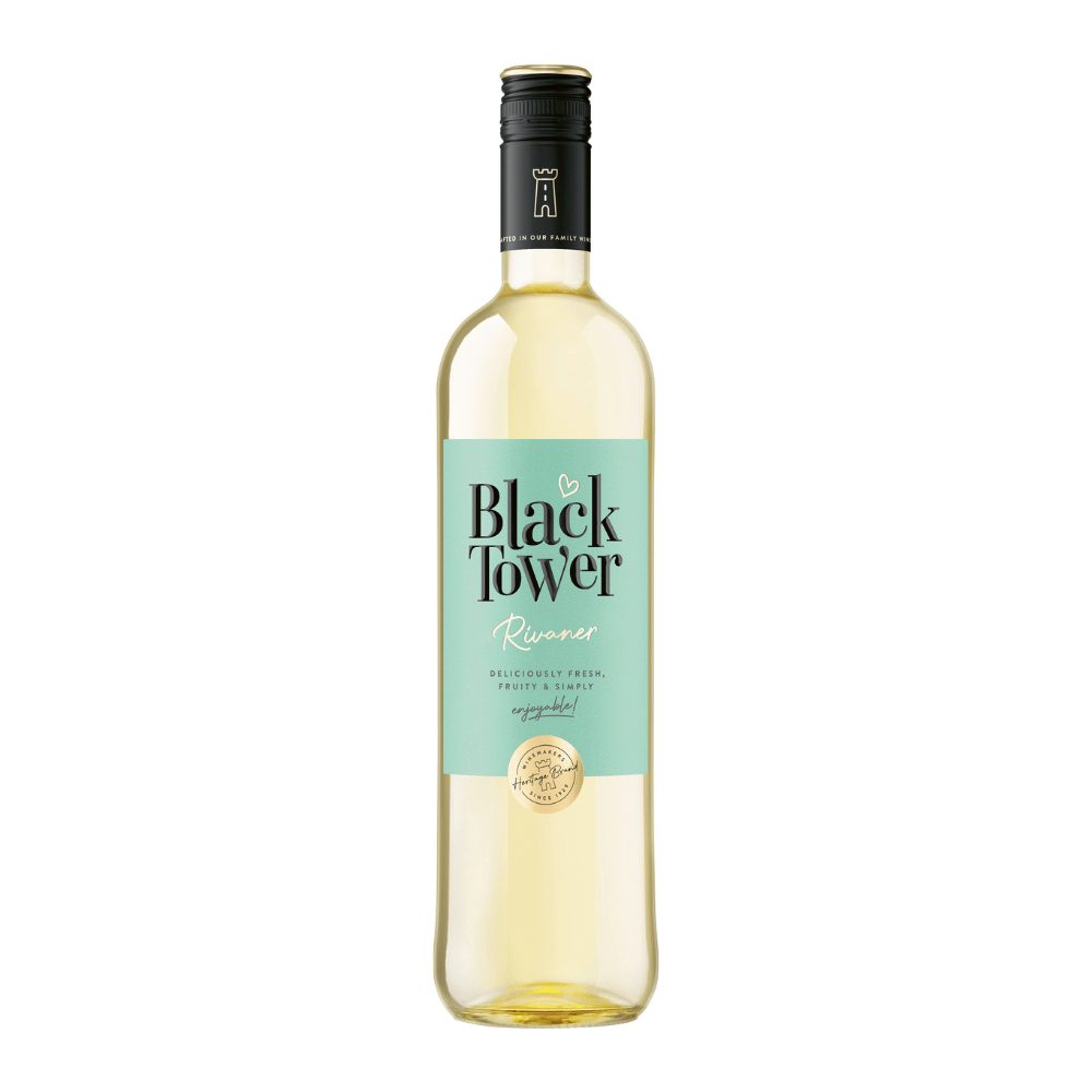 Wino Black Tower Rivaner 9,5% białe półsłodkie 750 ml