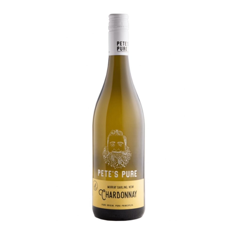 Wino Pete's Pure Chardonnay białe wytrawne 750 ml