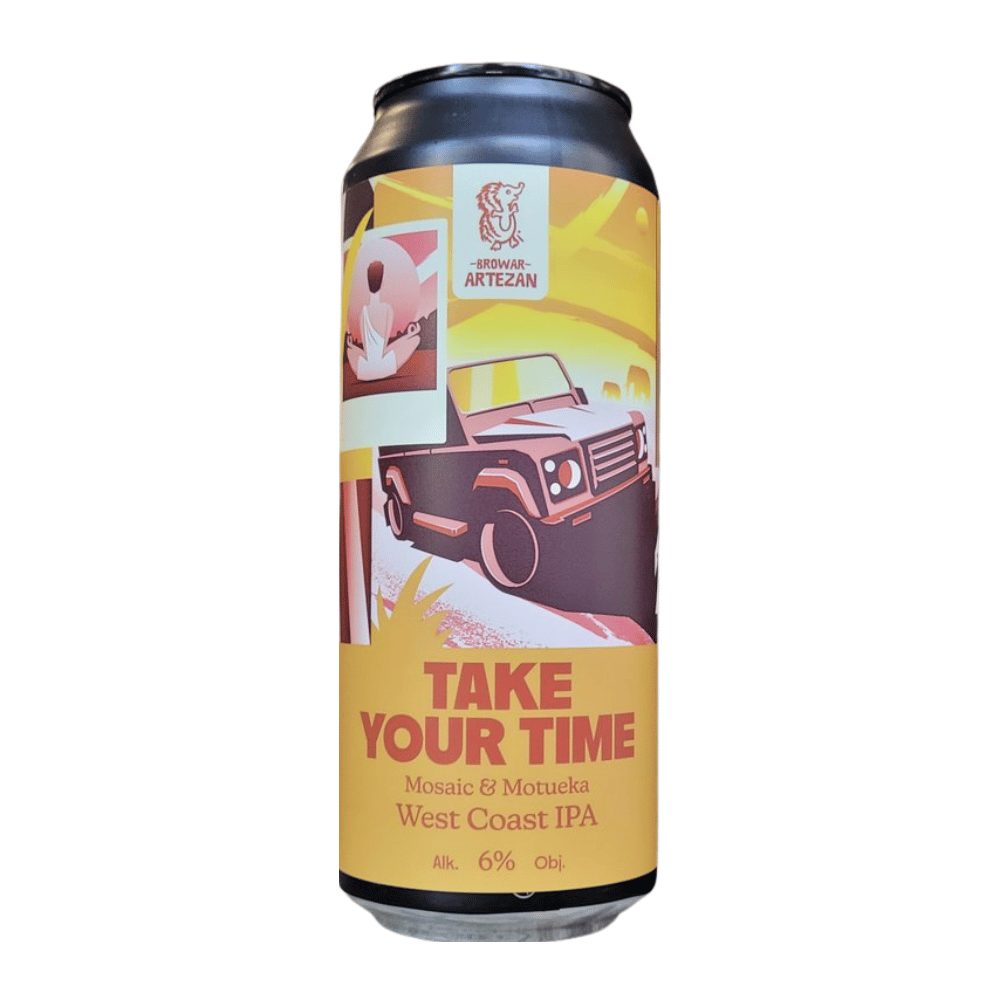 Piwo Artezan Take Your Time West Coast IPA 6% 500 ml puszka