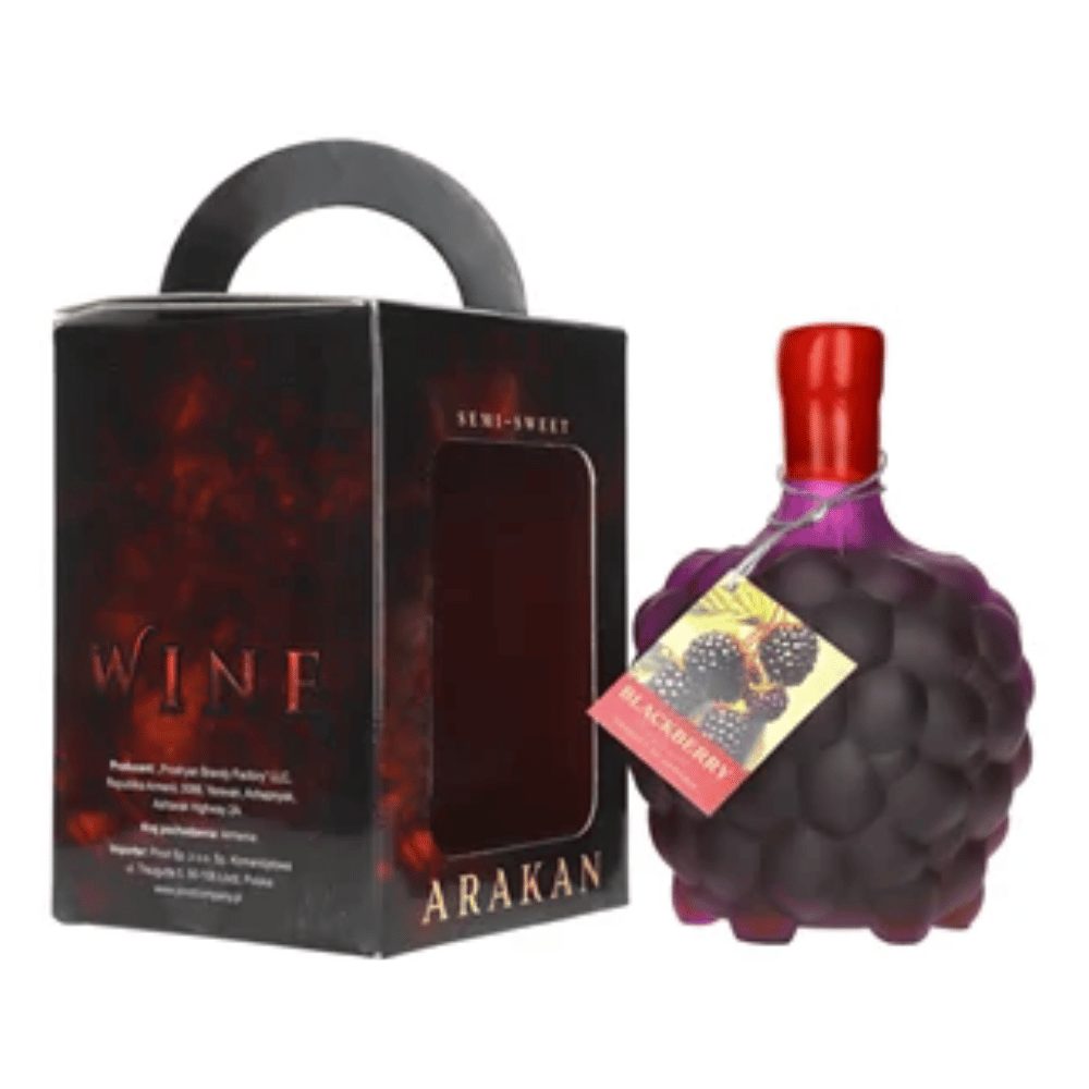 Wino Armenian Arakan Blackberry 12,5% czerwone półsłodkie 750 ml