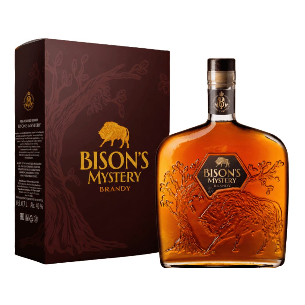 Brandy Bison's Mystery 40% 700 ml kartonik