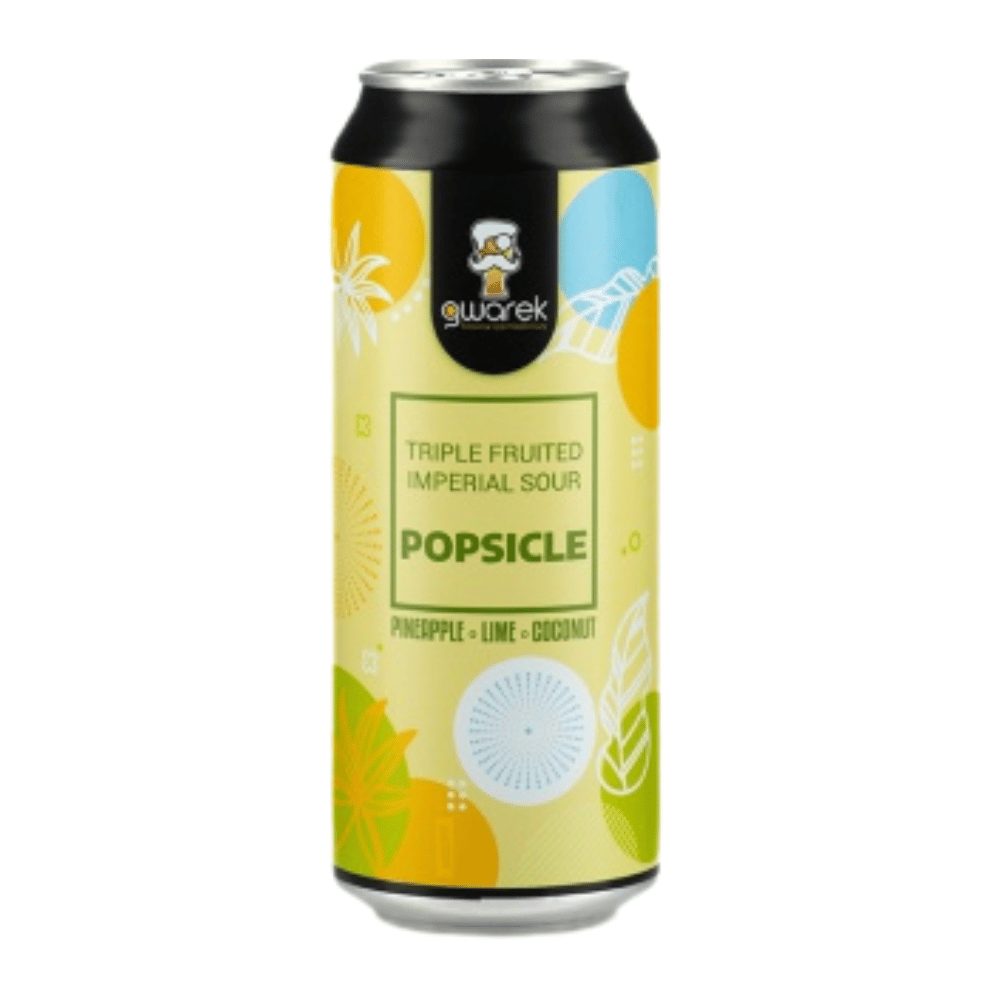 Piwo Gwarek Popsicle Triple Fruited Imperial Sour 6,6% 500 ml puszka DRS