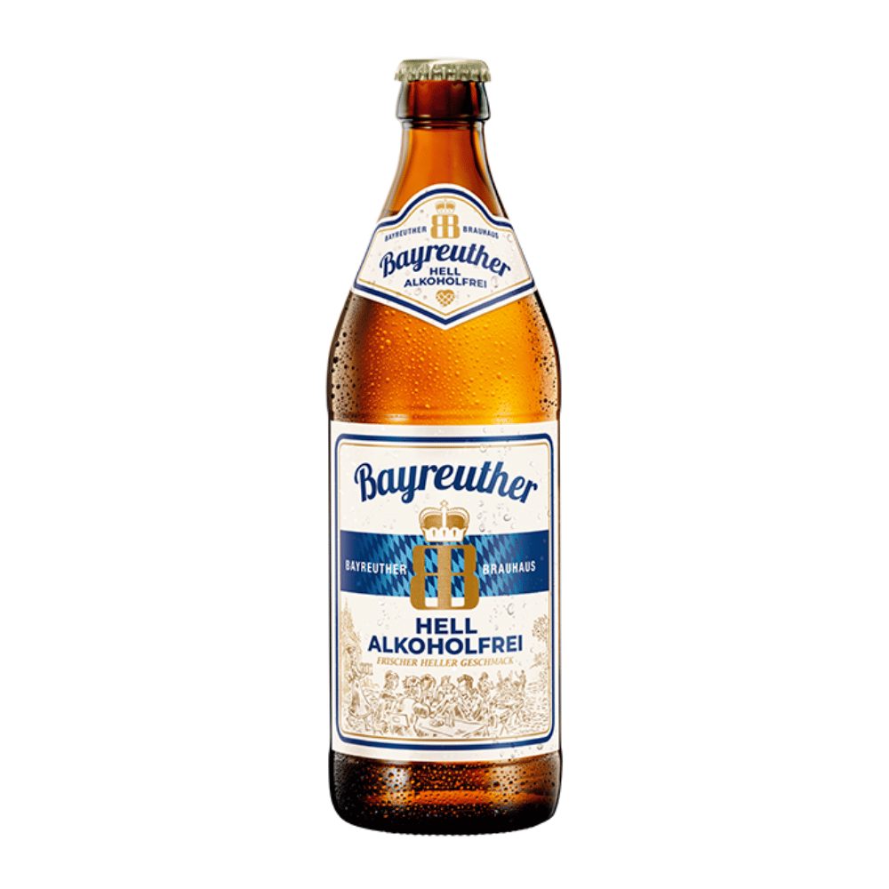 Piwo Bayreuther Hell Alkoholfrei 0% 500 ml zwrotna