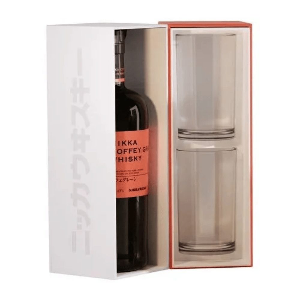 Whisky Nikka Coffey Grain 45% 700 ml + 2 szklanki