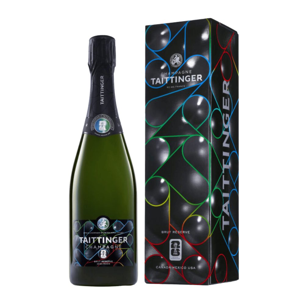 Szampan Taittinger Brut Reserve FIFA 2026 12% biały wytrawny 750 ml kartonik