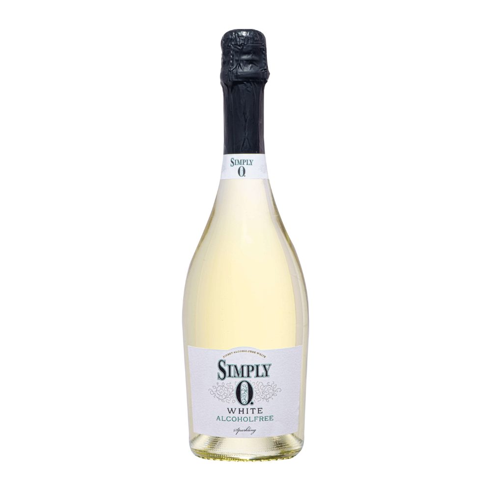 Wino musujące Simply 0 0% białe półwytrawne 750 ml
